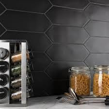KITE - BLACK 4X12 Porcelain Tile