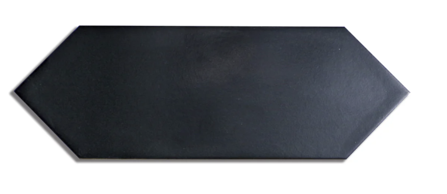 KITE - BLACK 4X12 Porcelain Tile