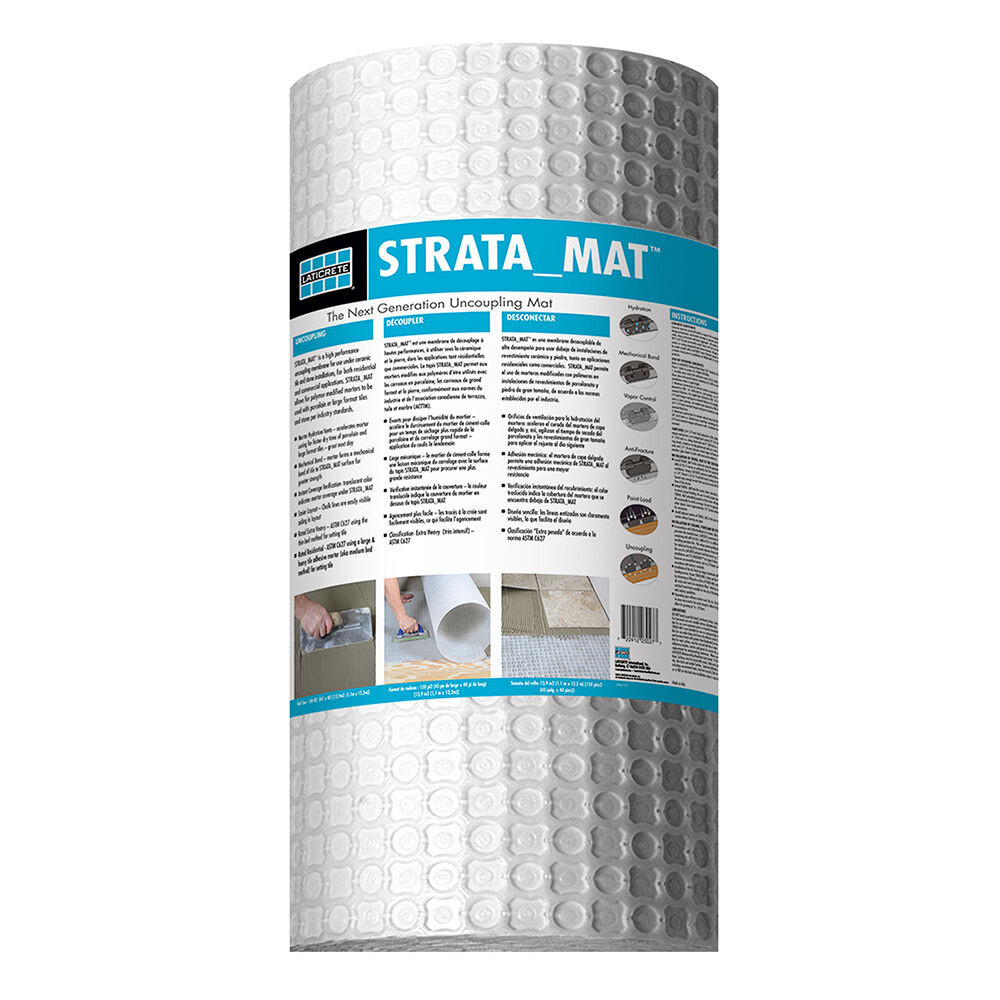 Laticrete Strata Mat Uncoupling Membrane - Full Roll 323 sqft roll - 45" x 86'