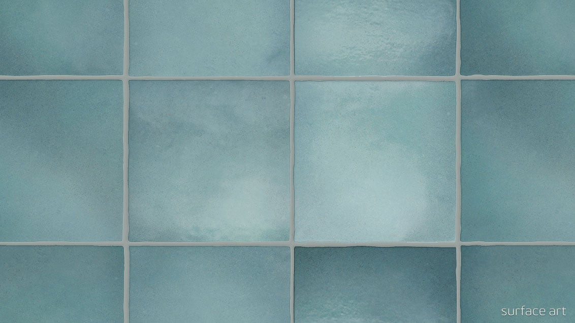 SA PARKSIDE SEAFOAM 5X5 $7.99/SF (57 PCS/10.76 SF PER BOX) .19 SF PER PIECE