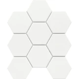 EMSER - SOURCE - PURE WHITE 3" HEX UNGLAZED