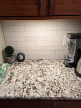Shades of White Matte 2.5x7.9 Ceramic Wall Tile $1.70 Per Piece