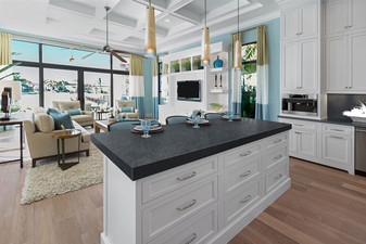GRANITE 3CM - NERO MIST HONED