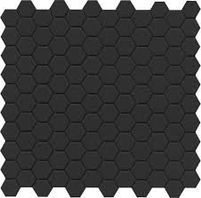 EMSER - SOURCE - BLACK 1" HEX UNGLAZED