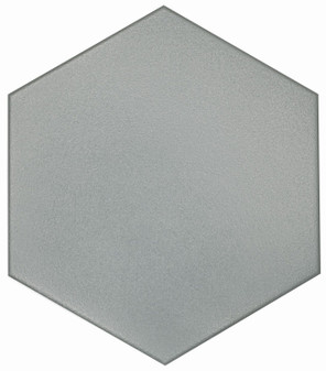 R- CASABLANCA - SOLID GRAY 8X9 HEXAGON