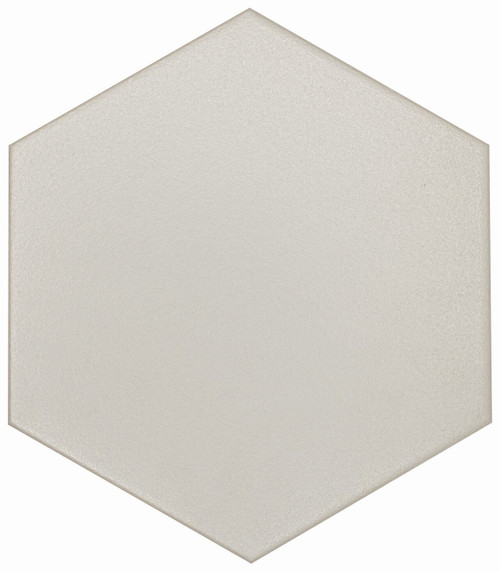 ROCA - FLOW - TENDER GRAY 8X9 HEXAGON