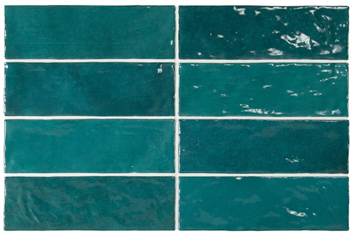 La Riviera – Quetzal– 2.5" × 8" — $1.38 per piece ($9.99 / sq. ft.)