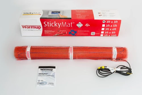 Warmup StickyMat Heats 30 Sq Ft 20" x 18 Ft 120v, 420W, 3.5A
