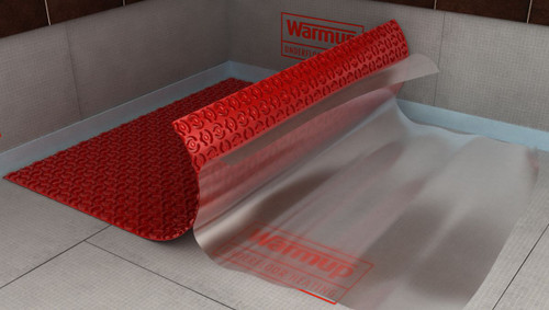 Warmup Peel-and-Stick Membrane 7 Sq Ft Sheet 2'3" x 3'3" Box of 10 Sheets