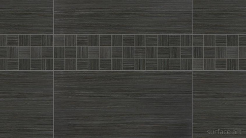 SA GRASSCLOTH 2.0 CHARCOAL / NERO 12X24 *S/O*