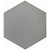 FLOW - DARK GRAY 8X9 HEXAGON