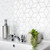 ARVEX WHITE RHOMBUS GLOSSY MOSAIC $6.99 Sq. Ft.