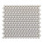 R Gray Glossy Penny Round Mosaic Tile – 12x12 Wall & Floor