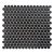 R Black Glossy Penny Round Mosaic Tile – 12x12 Wall & Floor