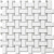 R White & Gray 12×12 Basket Weave Mosaic
