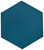 R- FLOW - COSMIC SAPPHIRE 8X9 HEXAGON