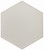 R - FLOW - TENDER GRAY 8X9 HEXAGON
