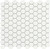 E - SOURCE - PURE WHITE 1" HEX UNGLAZED
