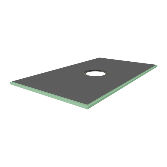 HYDRO BLOK **LOW PROFILE** 36X60 PRE-SLOPED SHOWER PAN