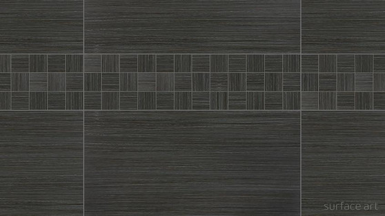 SA GRASSCLOTH 2.0 CHARCOAL / NERO 12X24 *S/O*