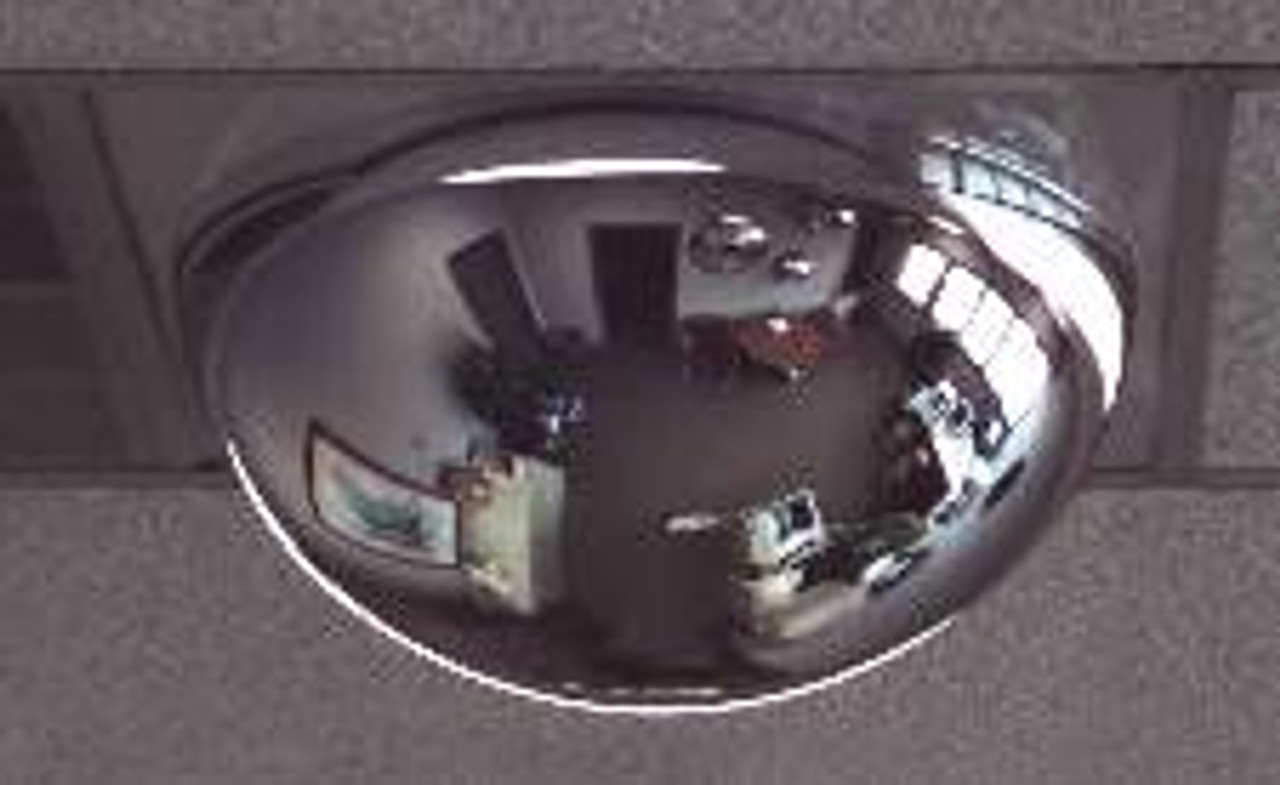 All-Vu Drop Ceiling Full Dome Mirror, 2ft by 4ft tile, 22 diameter, AV48DI  - Data Financial, Inc.