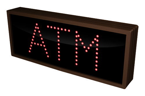 Signal-Tech ATM Sign 5909 (TCL718R-125)