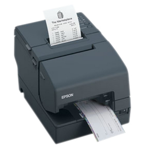 Epson TM-U675 Multifunction POS Printer (Serial) #C31C283A8911 (Dark Grey) NO MICR OR AUTOCUTTER, No Power Supply