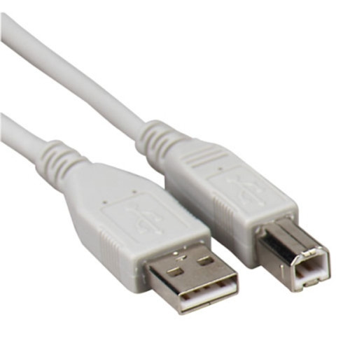 6.6ft (2m) USB 2.0 A/B Cable - White, CTG-13172