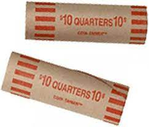 1,000 Quarter Pre-crimp Coin Wrappers (PCNP25)