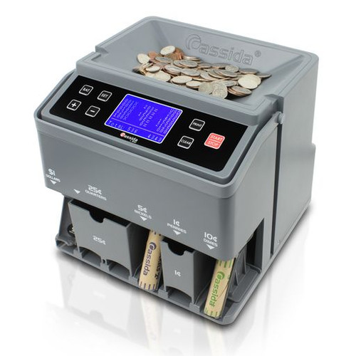 Cassida C300 Coin Sorter and Coin Wrapper (for US Coins ONLY)