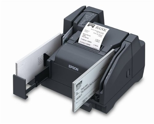 Epson TM-S9000II,Scanning/Endorsement/Receipt Printing/Two-sided ID Scanning, USB, 130DPM, 1 Pocket, USB Hub, MSR, Dark Gray, Power Supply (A41CG59021)