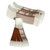 $5000 Currency Straps Brown on White (CSD5000)