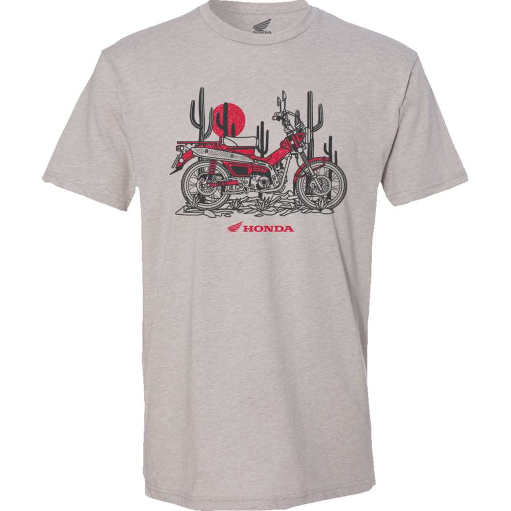 HONDA APPAREL NP21S-M2469-L Tee Honda Trail125 Gy Lg 688099173845