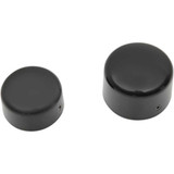 DRAG SPECIALTIES 0214-1236 Drag Specialties Axle Caps - Black - Rear