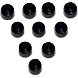Drag Specialties Bolt Covers - Allen/Socket - 5/16" - Black - 10 Pack
