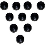 DRAG SPECIALTIES 2402-0159 Drag Specialties Bolt Covers - Hex - 5/8" - Black - 10 Pack