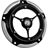 RSD 01772007BM Rsd Clarity Derby Cover - Contrast Cut - Big Twin 0177-2007-Bm