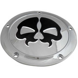 DRAG SPECIALTIES 1107-0552 Drag Specialties Split Skull Derby Cover - Chrome - Touring