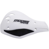 MOOSE RACING M51120 Moose Racing Handguards - Deflector - White/Black M51-120