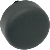 Drag Specialties Round Horn Cover - Black Wrinkle