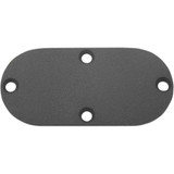 DRAG SPECIALTIES 1107-0375 Drag Specialties Inspection Cover - Wrinkle Black