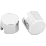 DRAG SPECIALTIES 0214-0450 Drag Specialties Axle Caps - Chrome - Rear - '00-'07 Softail