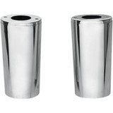 Drag Specialties Fork Slider Covers - Extended +4" (10.5") - Chrome - Smooth