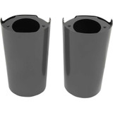 DRAG SPECIALTIES 0411-0118 Drag Specialties Fork Slider Covers - Stock Length - Black