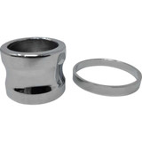 COVINGTONS C0008C Covingtons Axle Spacers - Smooth - Chrome - With Abs - Pair C0008-C
