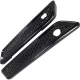 COVINGTONS C3010B Covingtons Saddlebag Hinge Cover - Diamondback - Black C3010-B