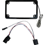 CUSTOM DYNAMICS CDLPFTA Custom Dynamics License Plate Frame - Led - W/ Tag Light - Black - Sxs Cd-Lpf-Ta