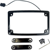 CUSTOM DYNAMICS LPFRAD23CVOB Custom Dynamics Lighted License Plate Frame - Black Lpf-Rad-23Cvo-B