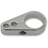 Drag Specialties Cable Clamp - Dual Throttle - Die-Cast - 1" Frame