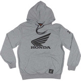 D'COR VISUALS 852044 D'Cor Visuals Honda Wing Sweatshirt - Gray - Xl 85-204-4